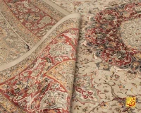 فرش کلاسیک شکوه خاکی لاکی - تصویر 8