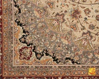 فرش کلاسیک شکوه خاکی لاکی - تصویر 7