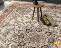 فرش کلاسیک سلطان کرم حاشیه گلبهی - تصویر 3